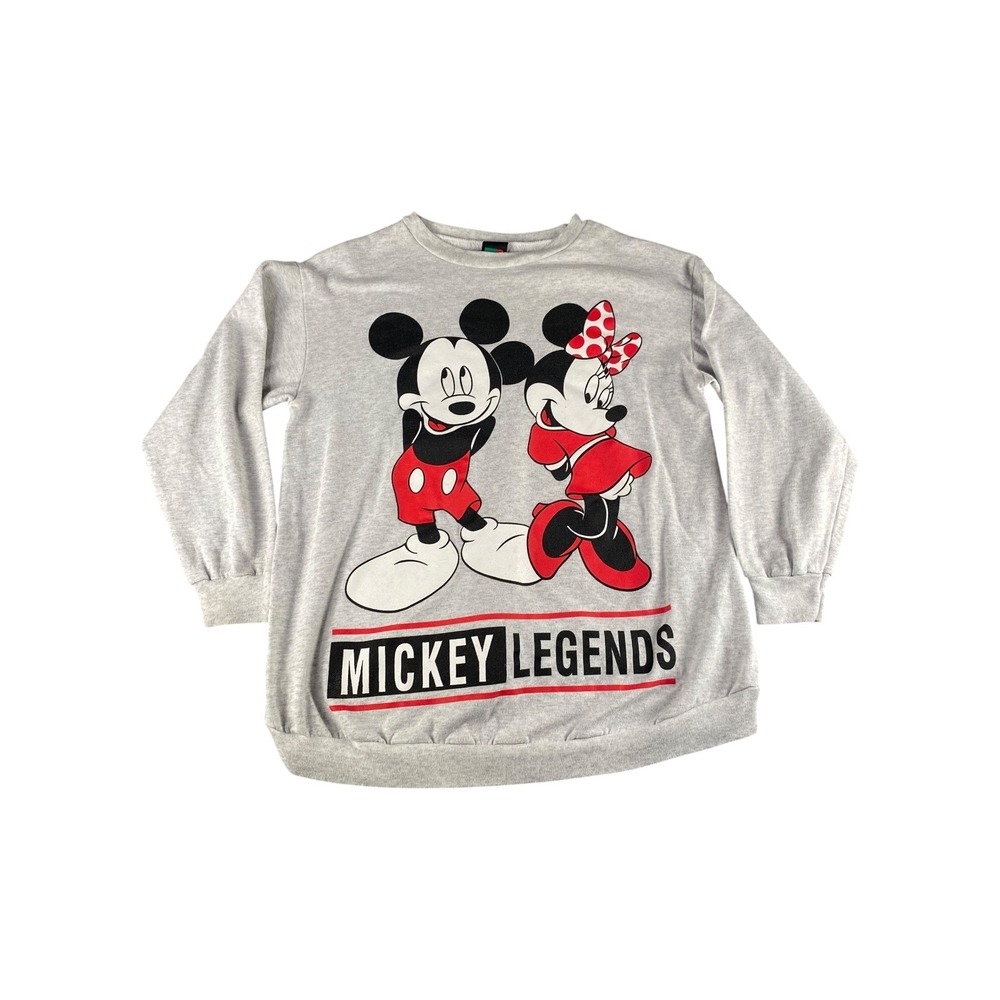 VTG Mickey Unlimited Disney Mickey Minnie Mouse‎ Legends Sweatshirt Gray Adult L